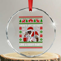 Funny Christmas Diddy Crystal Glass Ornament Aint No Party Like A Diddy Party Baby Oil Dirty Ugly Xmas - Wonder Print Shop