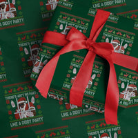 Funny Christmas Diddy Wrapping Paper Roll Aint No Party Like A Diddy Party Baby Oil Dirty Ugly Xmas - Wonder Print Shop