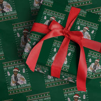 Funny Christmas Diddy Wrapping Paper Roll Diddy Sees You When Youre Sleeping Ugly Xmas - Wonder Print Shop