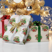 Funny Christmas Dinosaur Lover Gift Wrapping Paper Roll Trending Six Seven Bruh - Wonder Print Shop