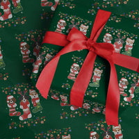 Funny Christmas Dog Owner Wrapping Paper Roll Socks Xmas Holiday - Wonder Print Shop