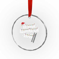Funny Christmas Exterior Illumination Expert Crystal Glass Ornament Xmas Lights Decorator - Wonder Print Shop