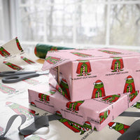 Funny Christmas Frog Knight Wrapping Paper Roll I Am Burnt Out M Lord Medieval Meme - Wonder Print Shop