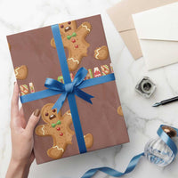 Funny Christmas Gingerbread Wrapping Paper Roll Oh Snap Cookie Baking - Wonder Print Shop