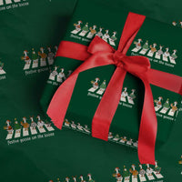 Funny Christmas Goose Wrapping Paper Roll Festive Goose On The Loose Xmas Meme - Wonder Print Shop