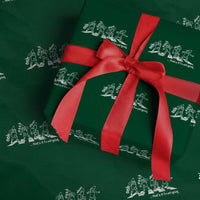 Funny Christmas Grin Wrapping Paper Roll Thats It Im Not Going - Wonder Print Shop