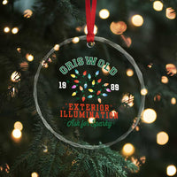 Funny Christmas Griswold Exterior Illumination Crystal Glass Ornament Ask For Sparky Xmas Movie - Wonder Print Shop