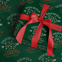 Funny Christmas Griswold Exterior Illumination Wrapping Paper Roll Ask For Sparky Xmas Movie - Wonder Print Shop