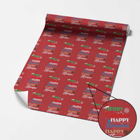 Funny Christmas Hanukkah Kwanzaa Wrapping Paper Roll December Holiday Gift - Wonder Print Shop