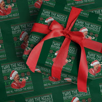 Funny Christmas Hip Hop Rap Gang Wrapping Paper Roll Twas The Nizzle Before Chrismizzle And All Through The Hizzle - Wonder Print Shop