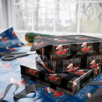 Funny Christmas Hip Hop Rap Gang Wrapping Paper Roll Twas The Nizzle Before Chrismizzle And All Through The Hizzle - Wonder Print Shop