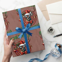Funny Christmas Hunting Wrapping Paper Roll Jingle Bells Shotgun Shells Santa Deer - Wonder Print Shop