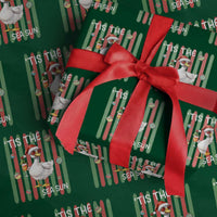 Funny Christmas In July Goose Wrapping Paper Roll Tis The Sea Sun