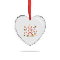 Funny Christmas Kawaii Axolotl Xmas Tree Heart Crystal Glass Ornament - Wonder Print Shop