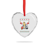 Funny Christmas Mafia Heart Crystal Glass Ornament Gabagool It Is Whats For Dinner Gangster Movie - Wonder Print Shop