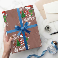 Funny Christmas Matching Family Wrapping Paper Roll Most Likely To Fart On Santa Lap - Wonder Print Shop