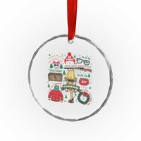 Funny Christmas Movie Crystal Glass Ornament Oh Fudge Bunny Pajama Italian Leg Lamp - Wonder Print Shop
