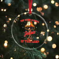 Funny Christmas Movie Crystal Glass Ornament You Were Always Jealous Of This Lamp Italian Leg Lamp - Wonder Print Shop