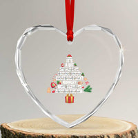 Funny Christmas Movie Heart Crystal Glass Ornament Its A Bit Nipply Out Nipply Out Xmas Vacation Holiday - Wonder Print Shop