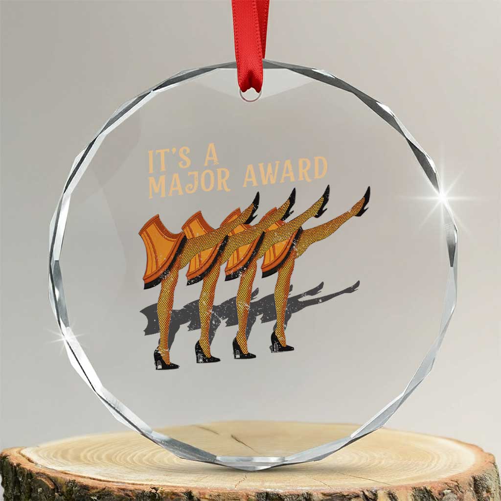 Funny Christmas Movie It's A Major Award Crystal Glass Ornament Italian Leg Lamp - Wonder Print Shop