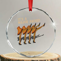 Funny Christmas Movie It's A Major Award Crystal Glass Ornament Italian Leg Lamp - Wonder Print Shop