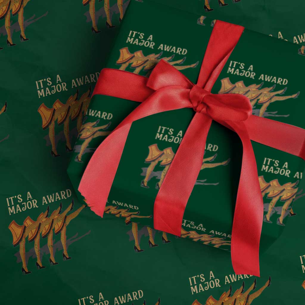 Funny Christmas Movie It's A Major Award Wrapping Paper Roll Italian Leg Lamp - Wonder Print Shop