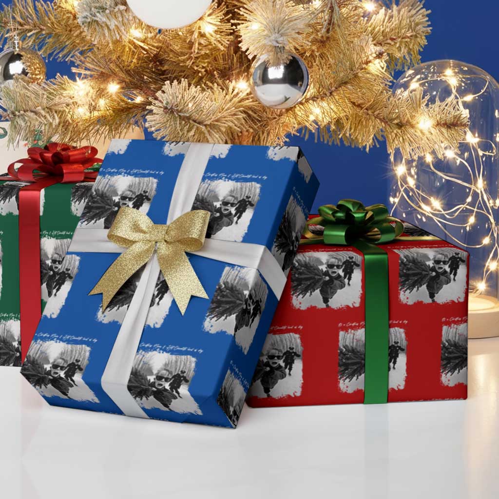 Funny Christmas Movie Wrapping Paper Roll Funny Kevin Home Xmas Meme Alone - Wonder Print Shop