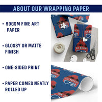 Funny Christmas Movie Wrapping Paper Roll Oh Fudge Buffalo Plaid Printed Graphic Beanie Cap - Wonder Print Shop