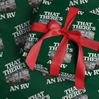 Funny Christmas Movie Wrapping Paper Roll That There's An RV Led Lights Camping Motorhome - Wonder Print Shop