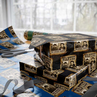 Funny Christmas Movie Wrapping Paper Roll Wanted Sticky Bandit Merry Xmas Ya Filthy Animal - Wonder Print Shop