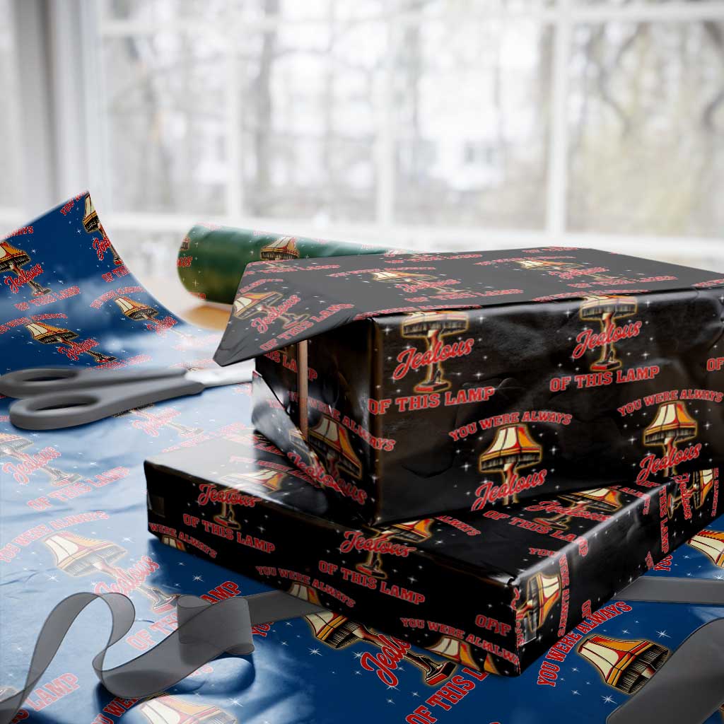 Funny Christmas Movie Wrapping Paper Roll You Were Always Jealous Of This Lamp Italian Leg Lamp - Wonder Print Shop