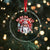 Funny Christmas Native American Crystal Glass Ornament Ho Ho Lay War Bonnet Santa Indian Tribes - Wonder Print Shop