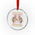 Funny Christmas Native American Crystal Glass Ornament Santa Kokopeli Medicine Wheel - Wonder Print Shop