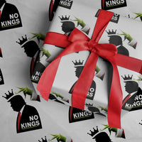 Funny Christmas No Kings in America Wrapping Paper Roll TS10
