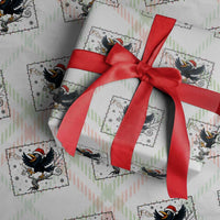 Funny Christmas Raven Lovers Wrapping Paper Roll F Caw F Joke Gift - Wonder Print Shop