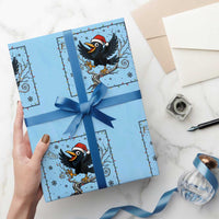 Funny Christmas Raven Lovers Wrapping Paper Roll F Caw F Joke Gift - Wonder Print Shop