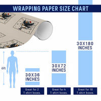 Funny Christmas Raven Lovers Wrapping Paper Roll F Caw F Joke Gift - Wonder Print Shop