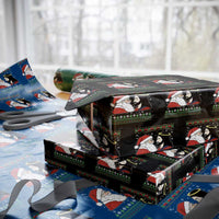 Funny Christmas Santa and Jesus Wrapping Paper Roll Most Wonderful Time Christian Holiday Gag Gift - Wonder Print Shop