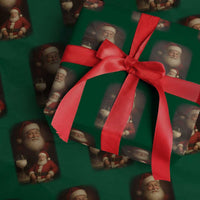 Funny Christmas Santa Drinking Milk Dank Meme Wrapping Paper Roll - Wonder Print Shop