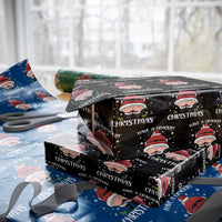Funny Christmas Santa Wrapping Paper Roll Have A Crackin Xmas - Wonder Print Shop