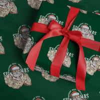 Funny Christmas Santa Wrapping Paper Roll Merry Rizzmas Sigmas Charisma Rizz Santa - Wonder Print Shop