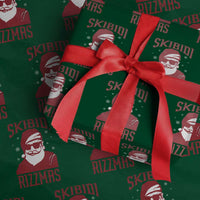Funny Christmas Santa Wrapping Paper Roll Skibidi Rizzmas Vintage Charisma Rizz Santa Claus - Wonder Print Shop