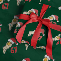 Funny Christmas Silly Goose 67 Meme Festive Holiday Wrapping Paper Roll - Wonder Print Shop