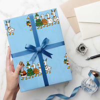 Funny Christmas Silly Goose Poultry Animal Lovers Wrapping Paper Roll - Wonder Print Shop