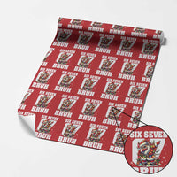 Funny Christmas Six Seven Bruh Wrapping Paper Roll Dabbing Santa - Wonder Print Shop