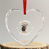 Funny Christmas Squirrel Heart Crystal Glass Ornament The Original Nutcracker Snowflake Xmas Neon Light - Wonder Print Shop