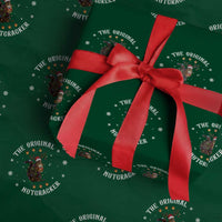 Funny Christmas Squirrel Wrapping Paper Roll The Original Nutcracker Snowflake Xmas Neon Light - Wonder Print Shop