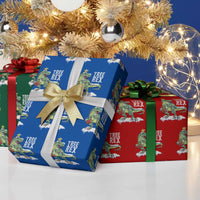 Funny Christmas T-Rex Wrapping Paper Roll Tree Rex Dinosaur Xmas Tree - Wonder Print Shop