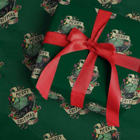 Funny Christmas Tabletop RPG Wrapping Paper Roll Merry Critmas D20 RPG Gamer Gaming - Wonder Print Shop