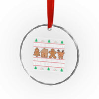 Funny Christmas Tech Support Crystal Glass Ornament Computer Programmer Gift Here To Delete Cookies Ugly Xmas - Wonder Print Shop